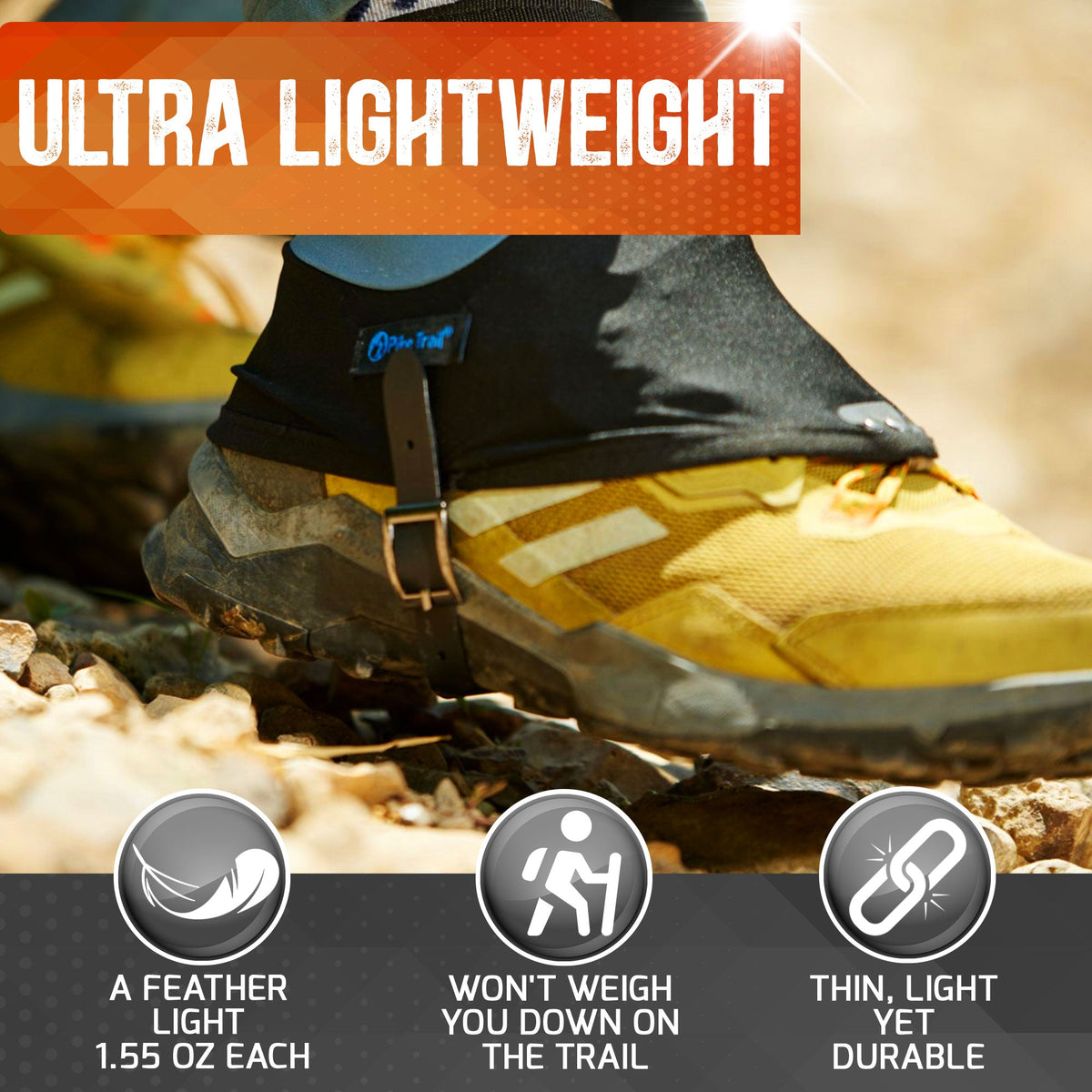 Pike Trail Gaiters for Thru-Hiking