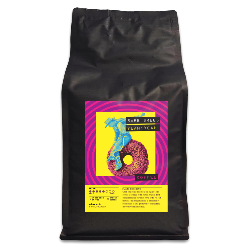 Yeah, Yeah! | Bulk Medium-Dark Roast | 5lb Bag | Ground