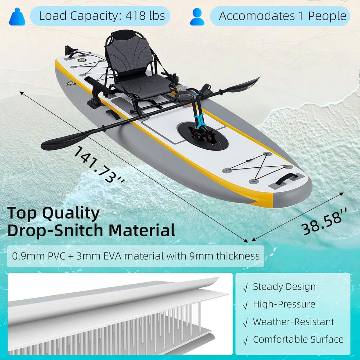 Lightweight Inflatable Fishing Kayak: Your Ultimate Adventure Awaits