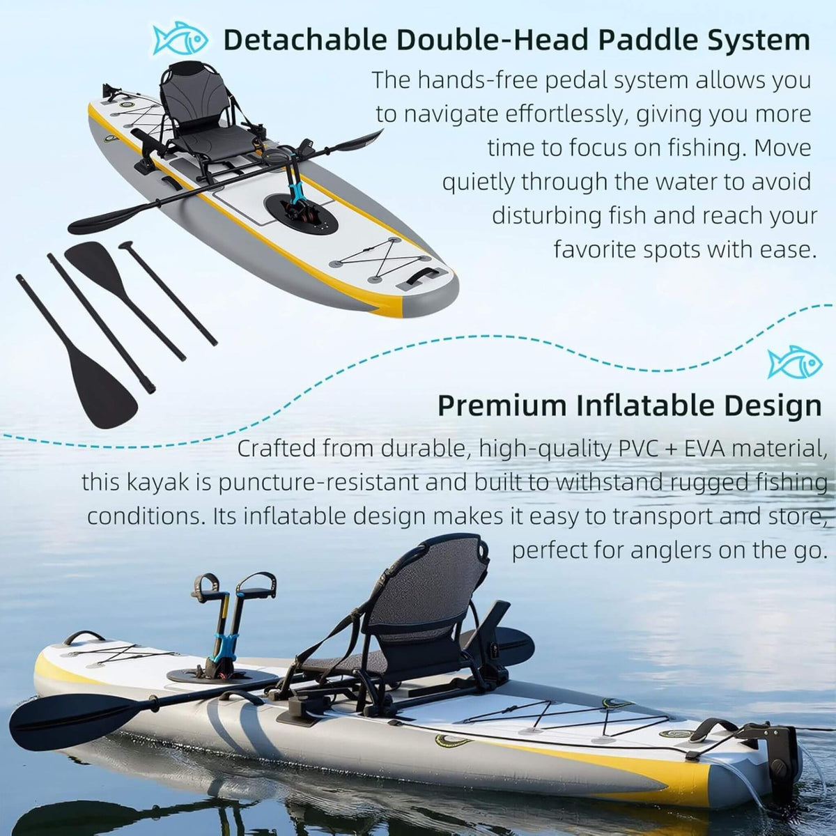 Lightweight Inflatable Fishing Kayak: Your Ultimate Adventure Awaits