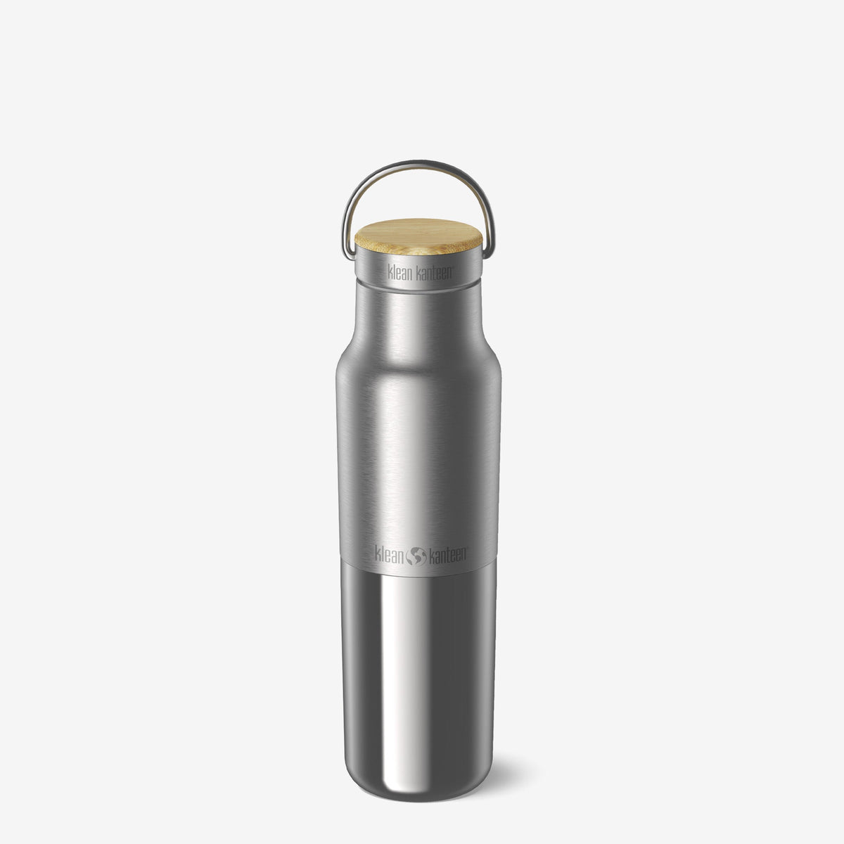 Sustainable Bamboo Cap Water Bottle - 12oz Rise Reflect