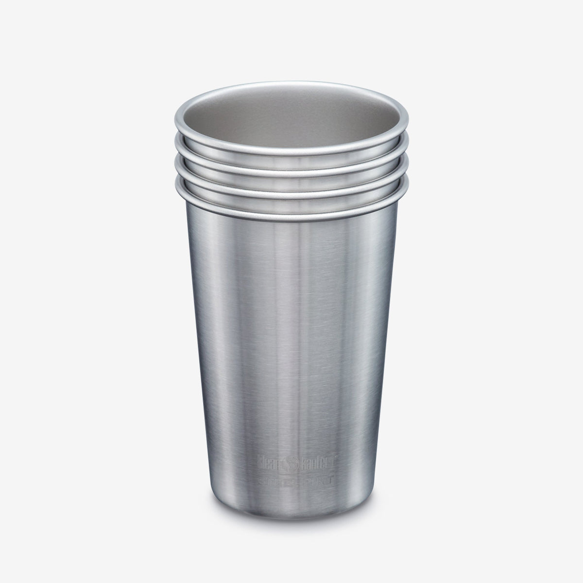 Stainless Steel Pint Cups - 16oz Durable 4 Pack for Every Adventure
