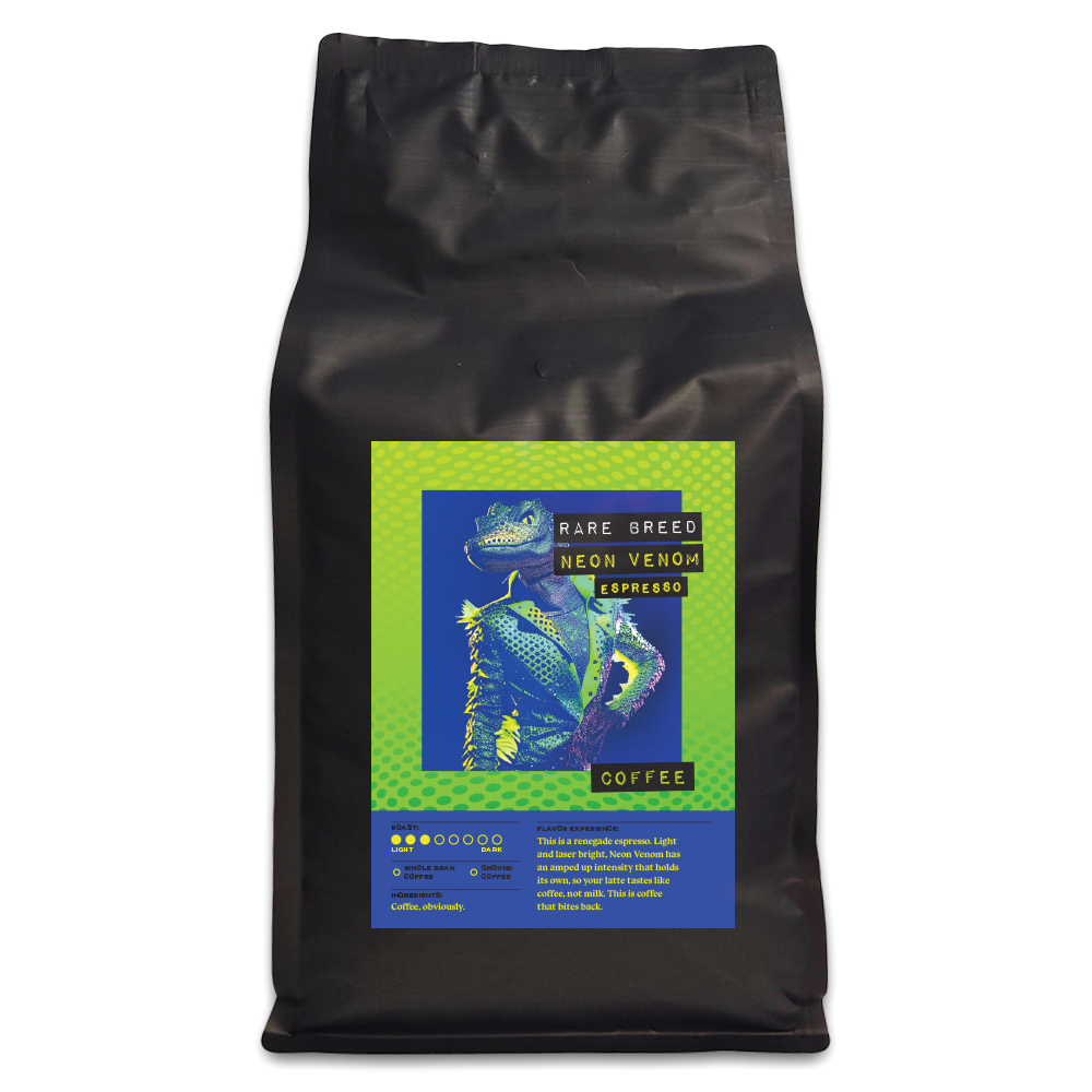 Neon Venom | Bulk Light Espresso | 5lb Bag | Whole Bean