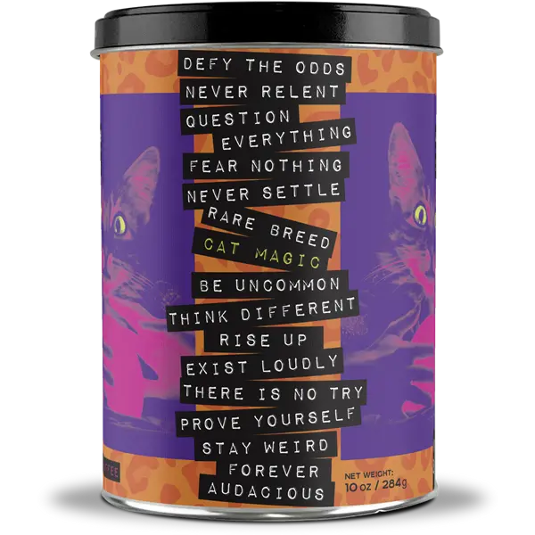 Cat Magic | Medium Roast Coffee | 10oz Tin | Whole Bean