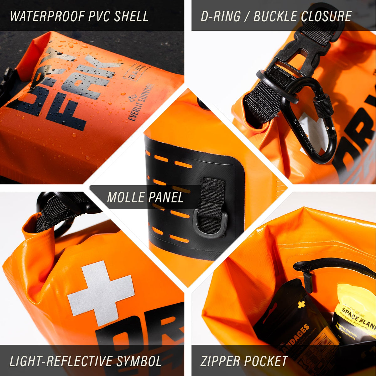 DRY FAK Waterproof First Aid Kit