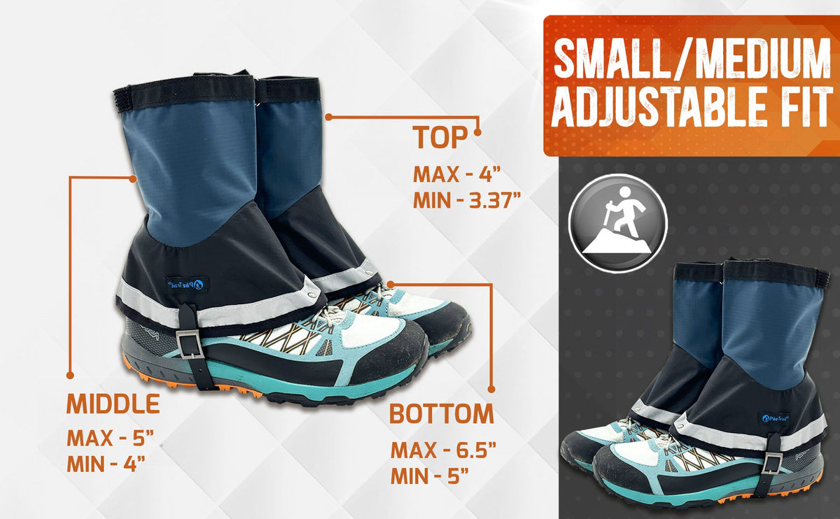 Pike Trail Mid Length Gaiters - Ultralight, Waterproof, Adjustable Fit for Your Adventure