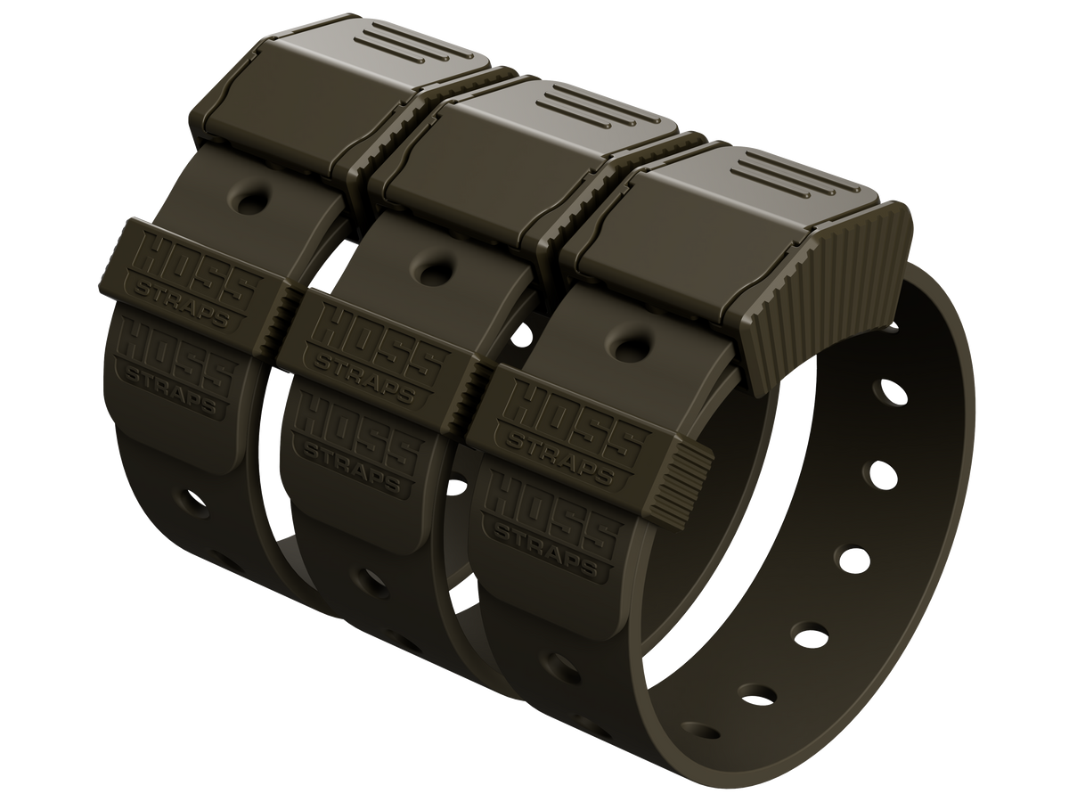 Durable Gear Straps for Versatile Outdoor Adventures - 12-Inch