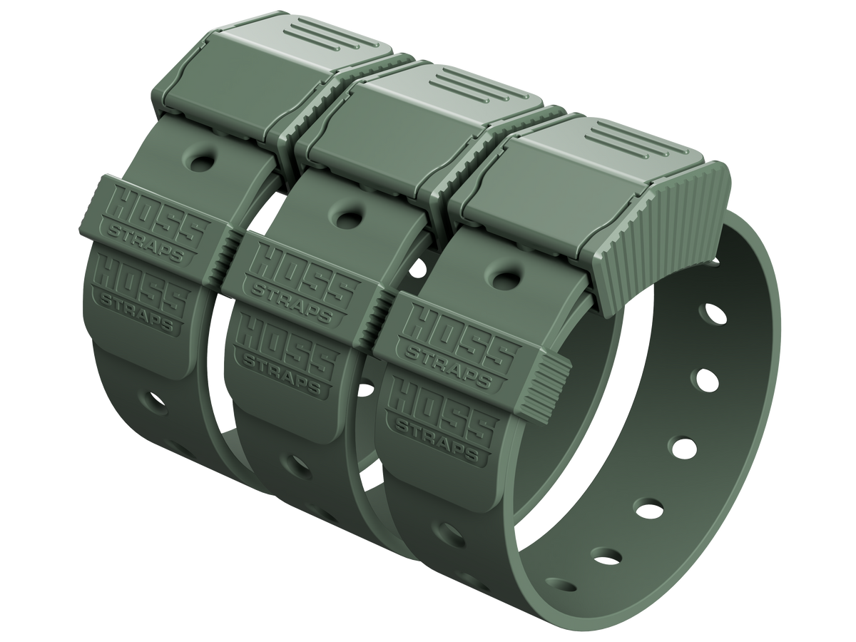 Durable Gear Straps for Versatile Outdoor Adventures - 12-Inch