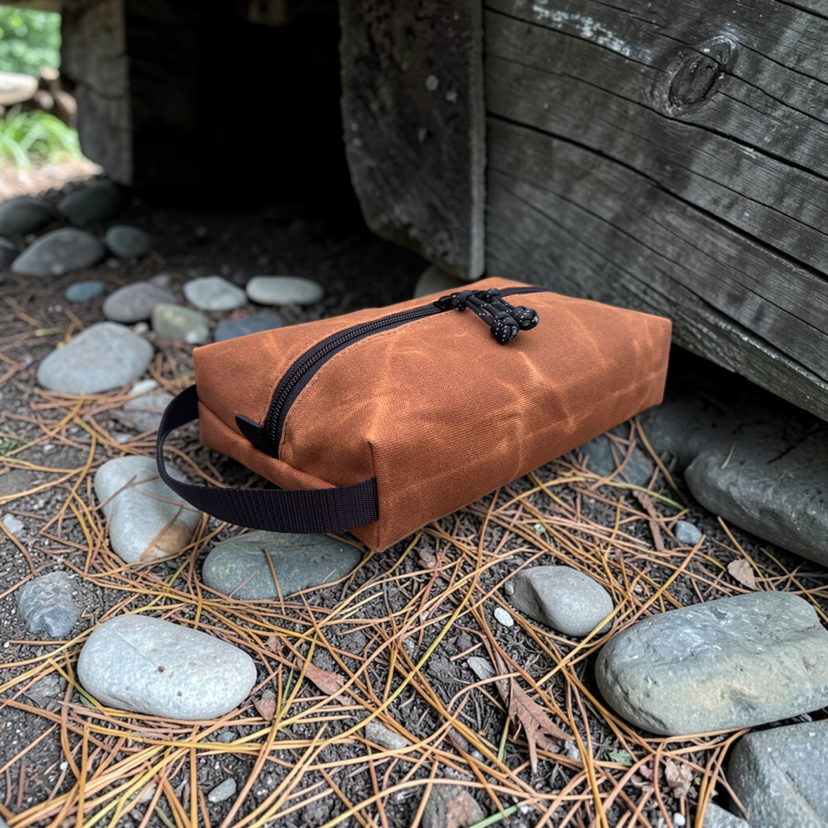 Rugged Waxed Canvas Pouch