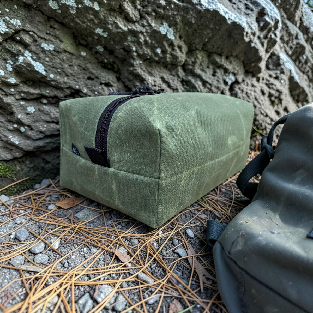 Rugged Waxed Canvas Pouch
