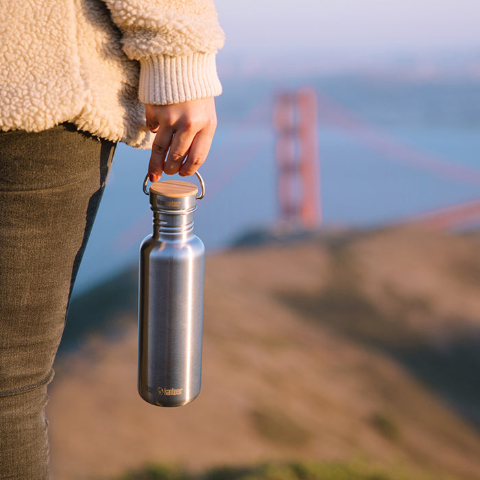 Sustainable Water Bottle – 27oz Reflect with Bamboo Cap for Stylish Hydration