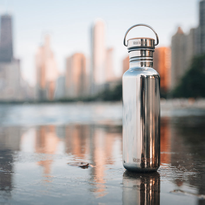 Sustainable Water Bottle – 27oz Reflect with Bamboo Cap for Stylish Hydration