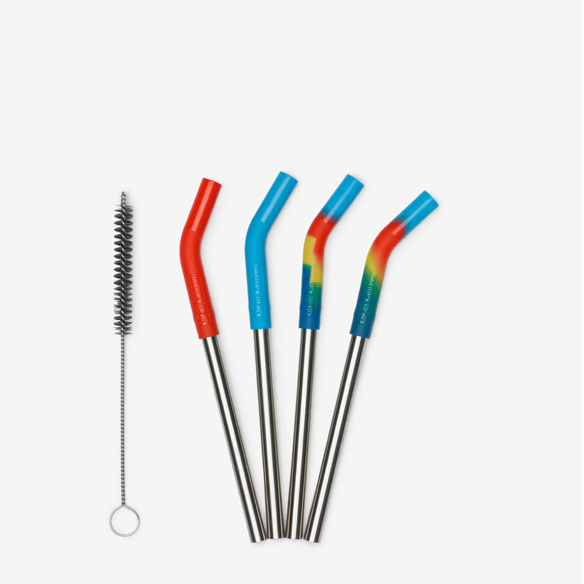 Eco-Friendly Reusable Stainless Steel Straws - 4-Pack for Every Occasion