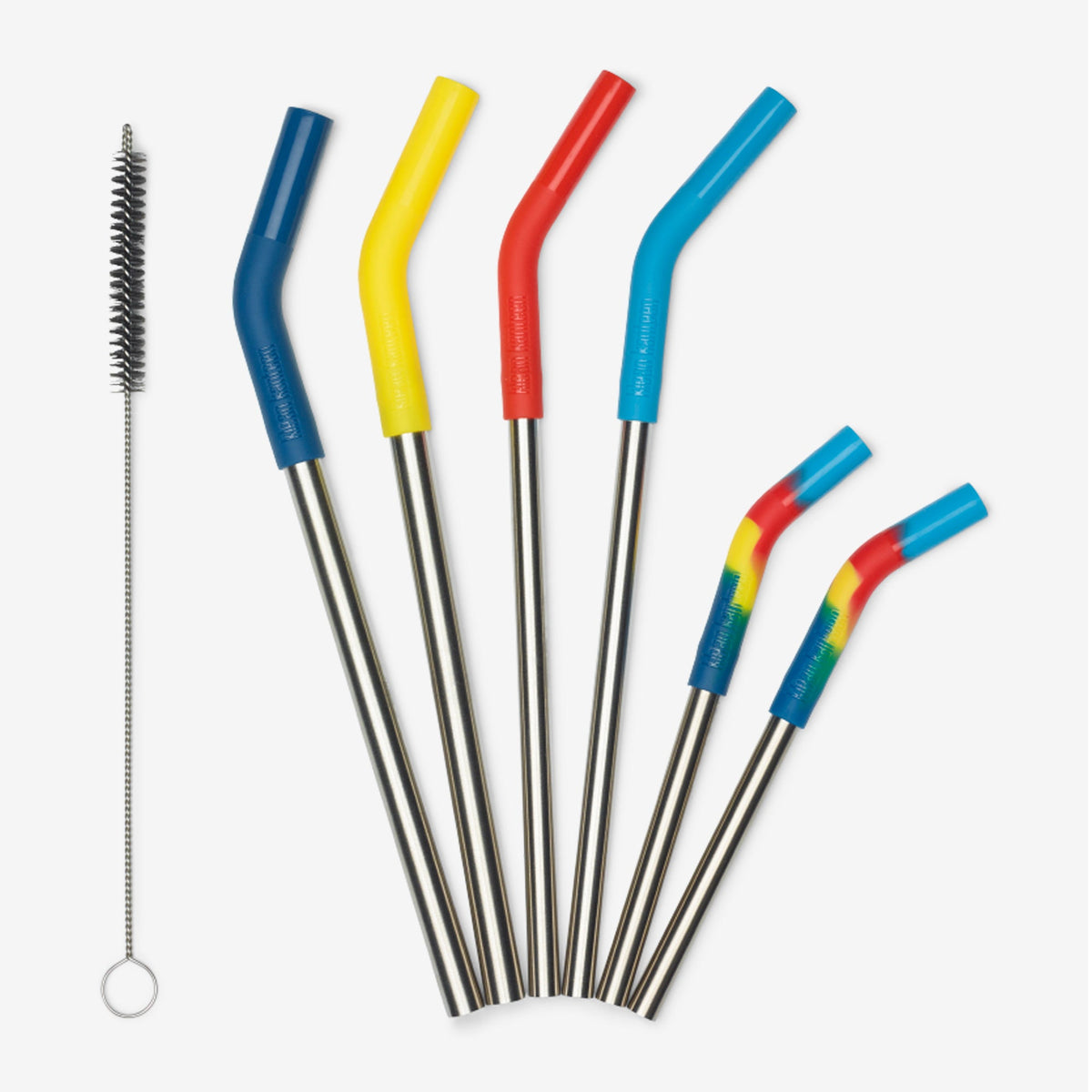 Eco-Friendly Reusable Stainless Steel Straws 6-Pack – Drink Sustainably