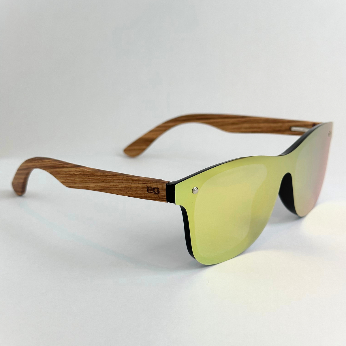 Stylish Natalia Sunglasses in Zebrawood - Eco-Friendly Fashion