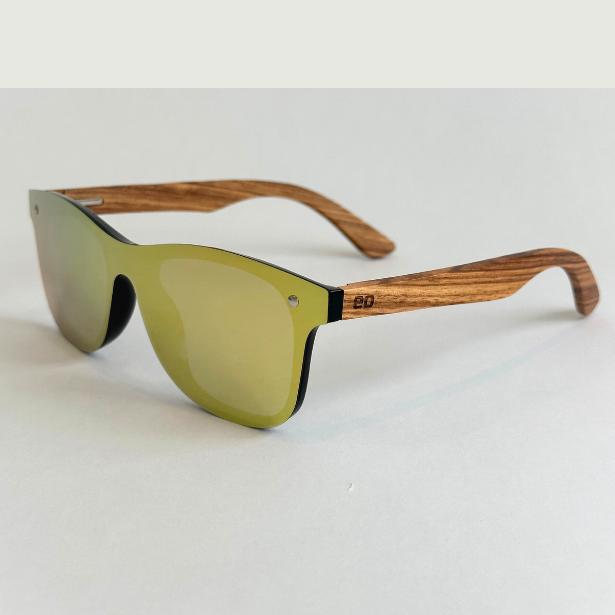 Stylish Natalia Sunglasses in Zebrawood - Eco-Friendly Fashion
