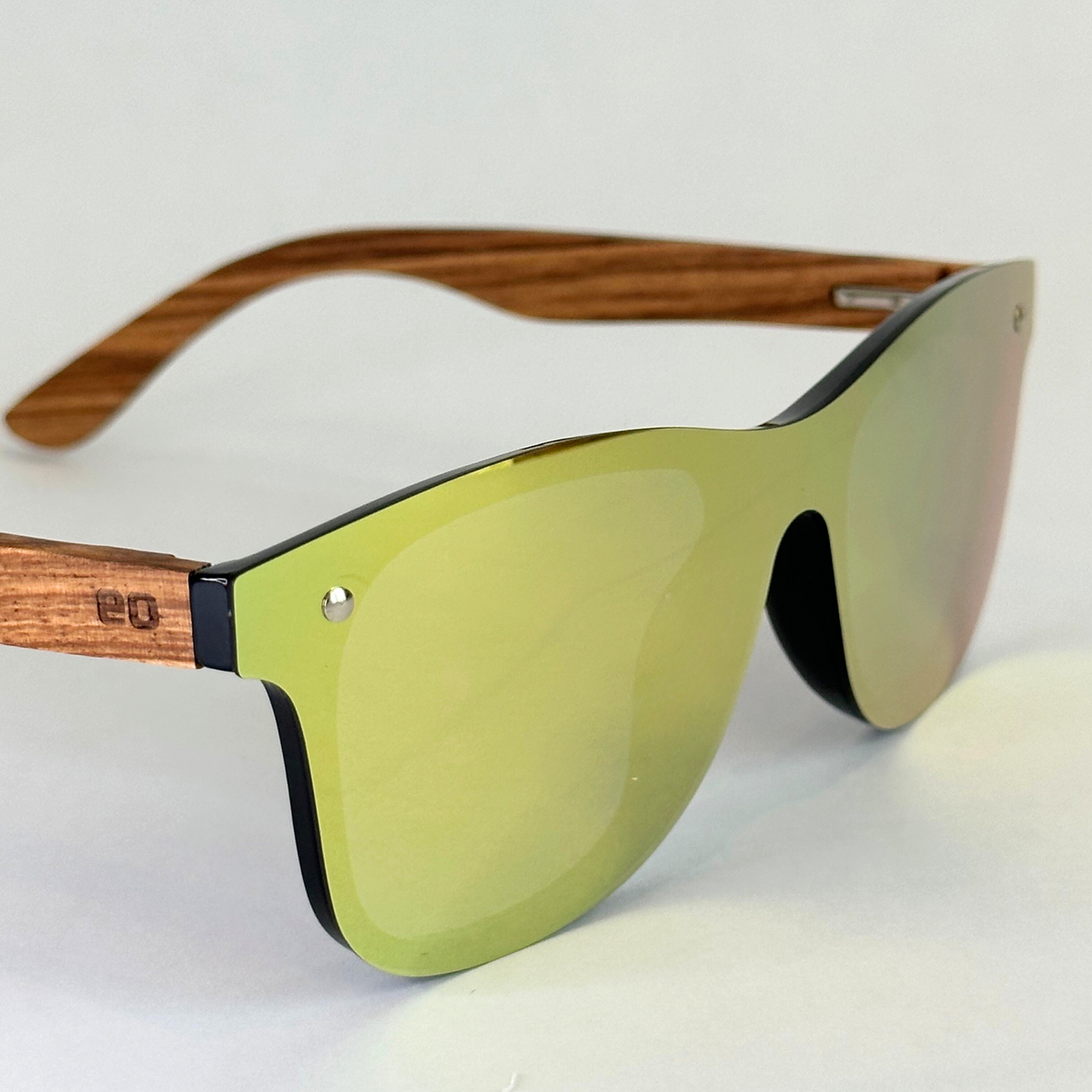 Stylish Natalia Sunglasses in Zebrawood - Eco-Friendly Fashion