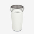 Stainless Steel Pint Cups - 16oz Durable 4 Pack for Every Adventure