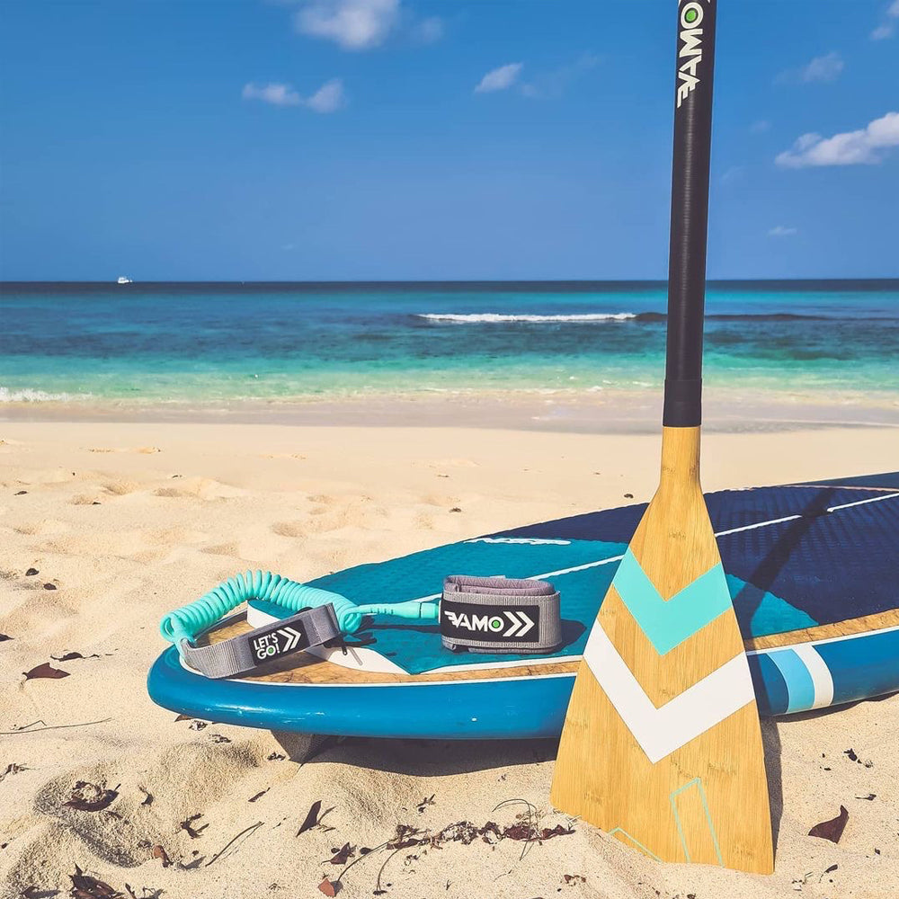 Bamboo Carbon-Fiberglass Adjustable Paddle