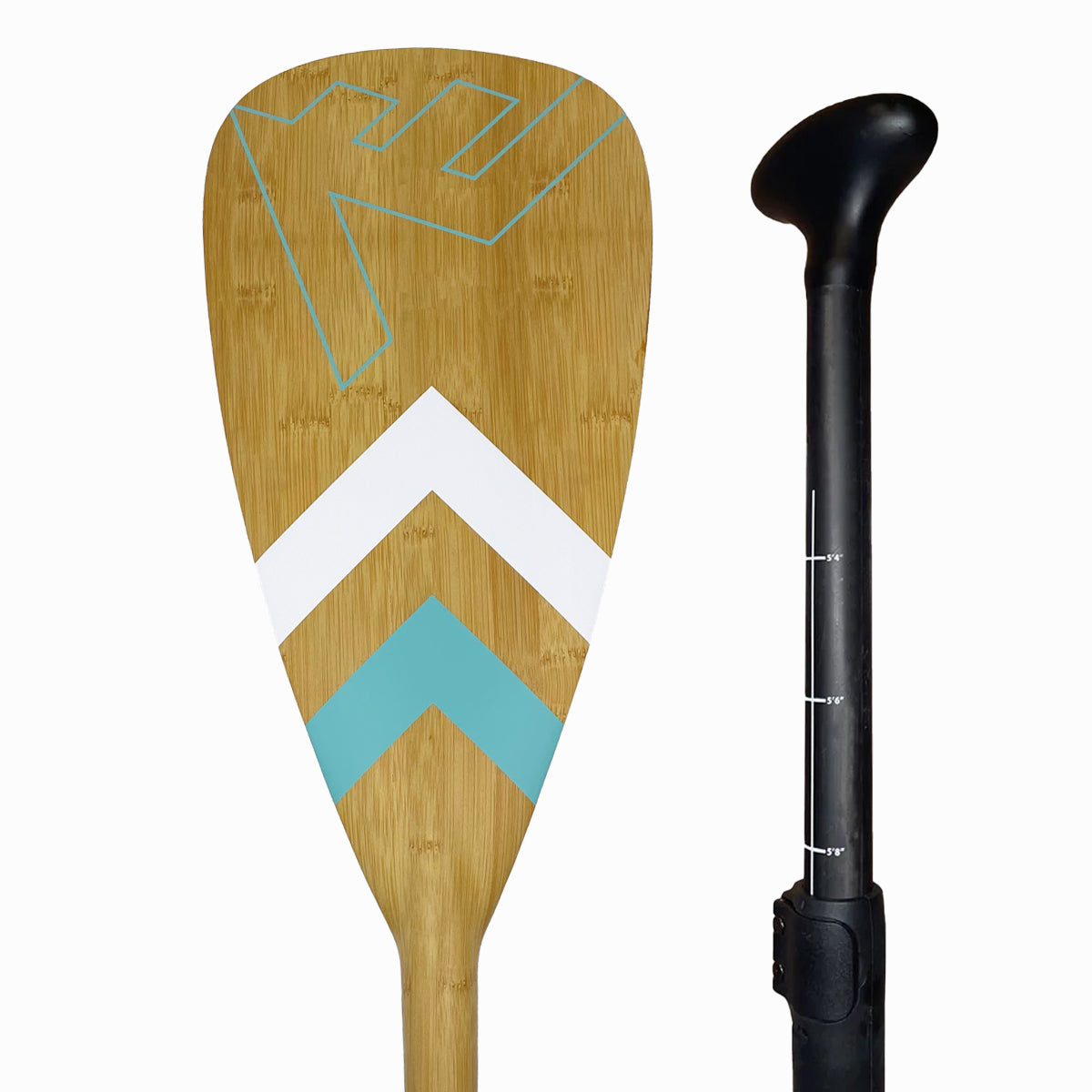 Bamboo Carbon-Fiberglass Adjustable Paddle