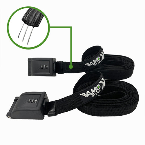 Combination Locking Tie Down Straps