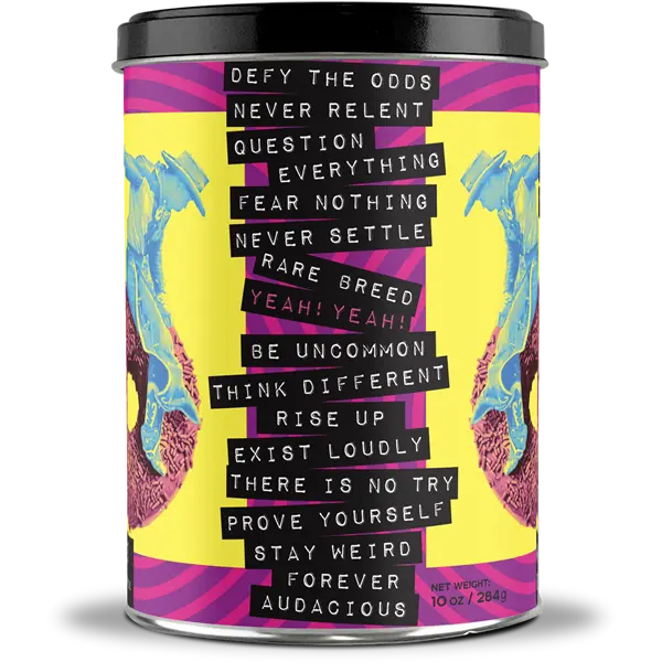 Yeah, Yeah! | Medium-Dark Roast Coffee | 10oz Tin | Ground