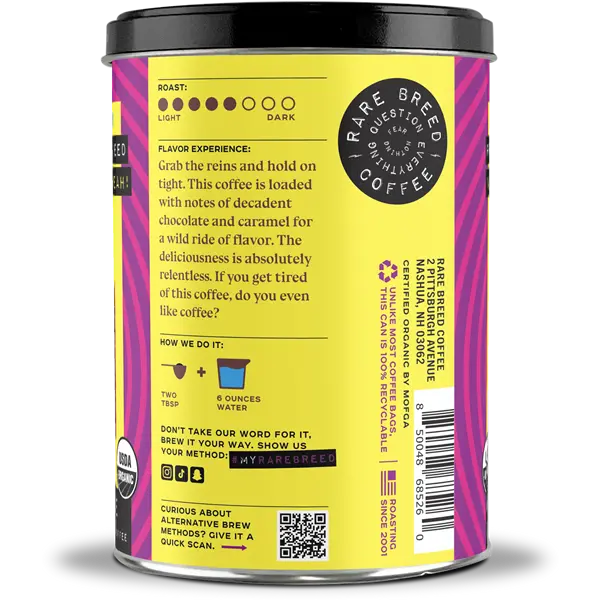Yeah, Yeah! | Medium-Dark Roast Coffee | 10oz Tin | Ground