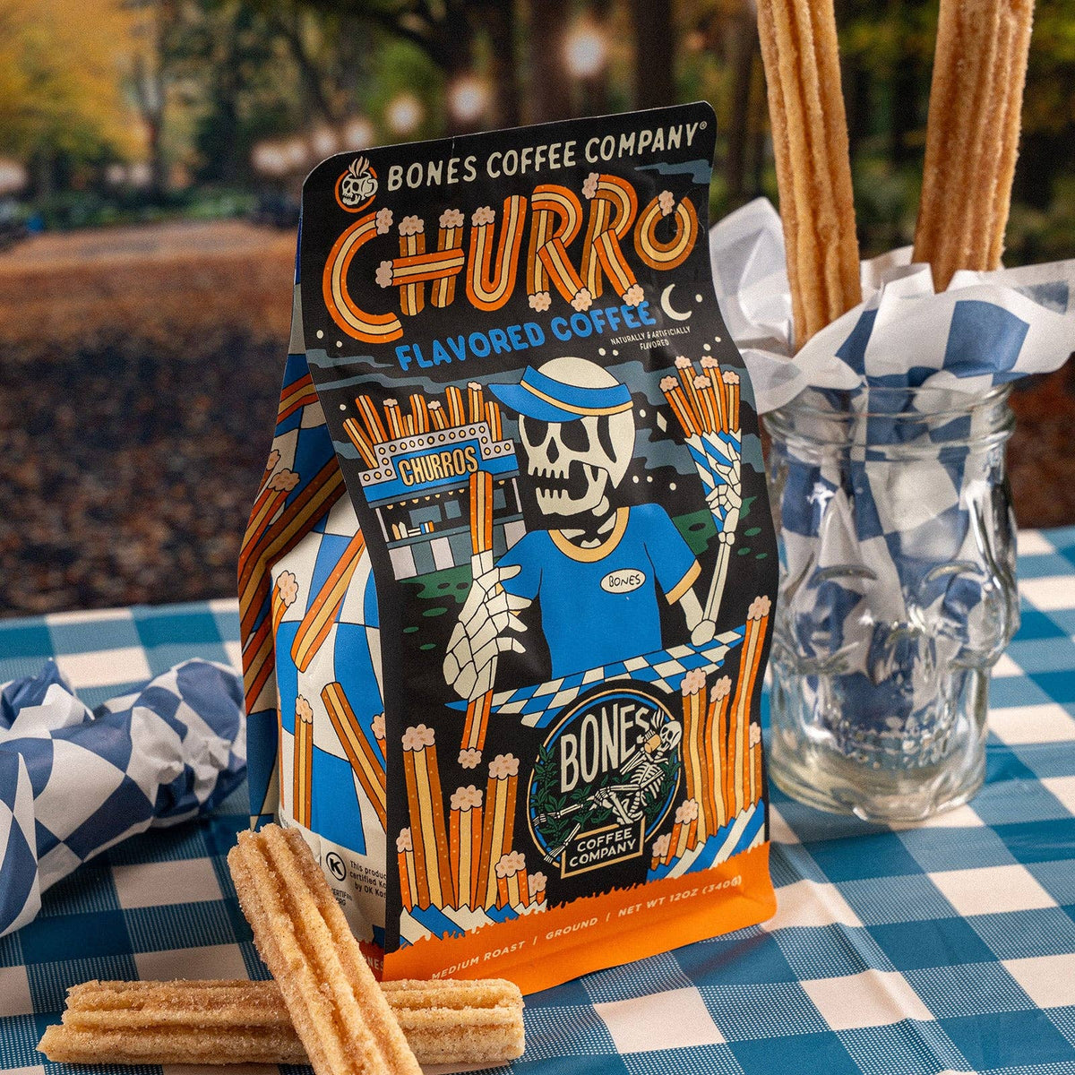 Churro Flavored Coffee | Medium Roast | 12oz | Whole Bean
