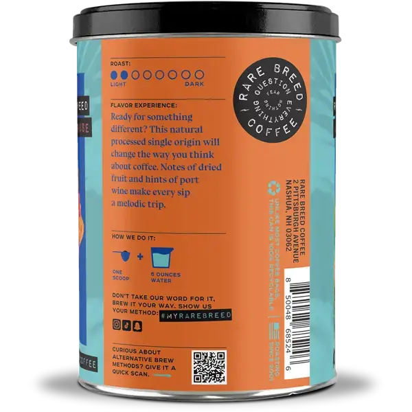 Wild Muse | Natural Process Coffee | 10oz Tin | Whole Bean