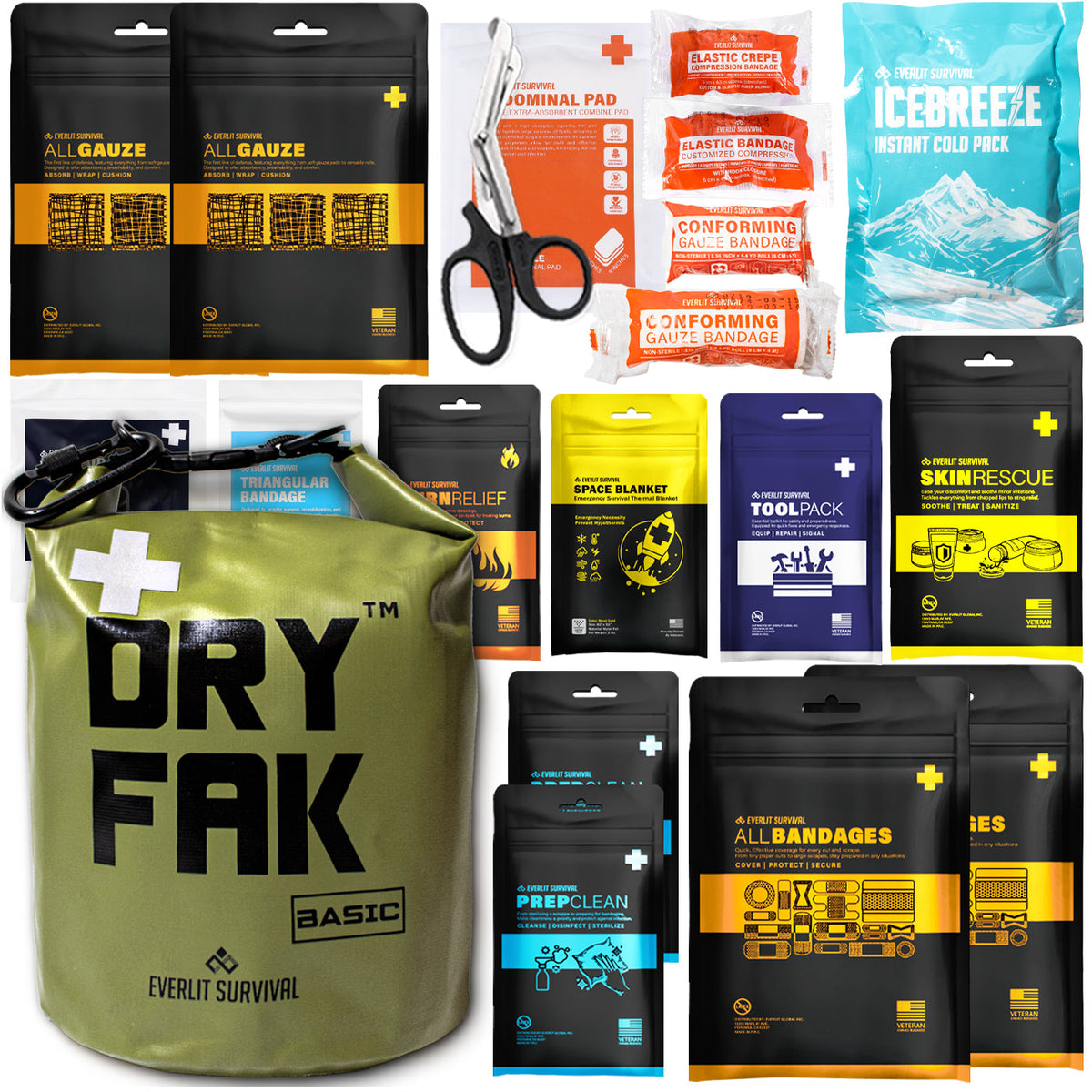 DRY FAK Waterproof First Aid Kit