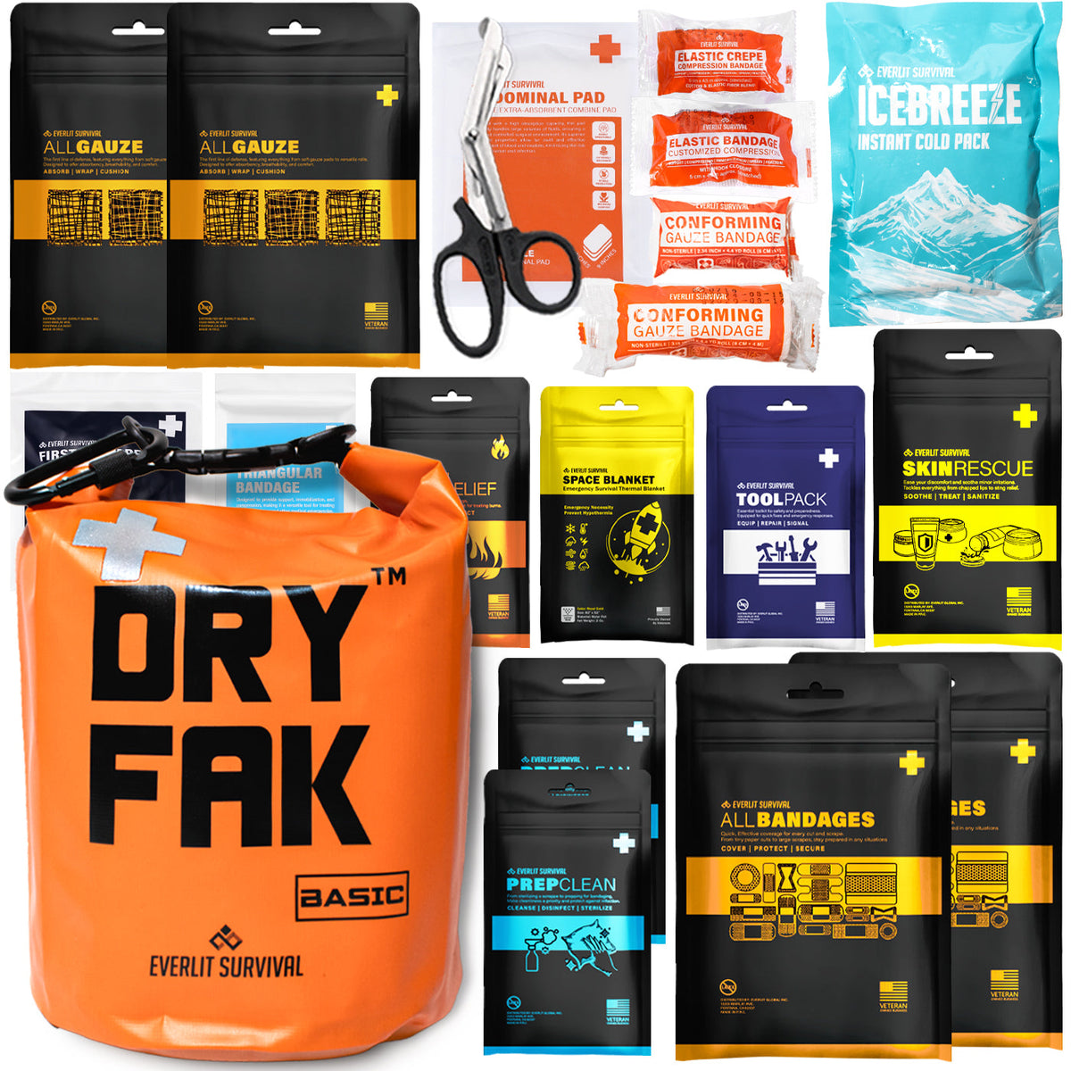 DRY FAK Waterproof First Aid Kit