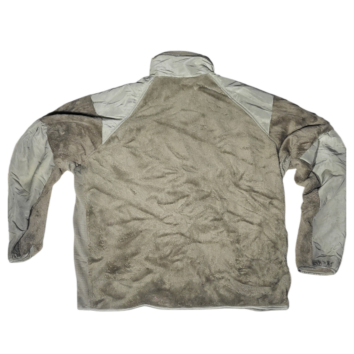 Camouflage-patterned jacket on a white background