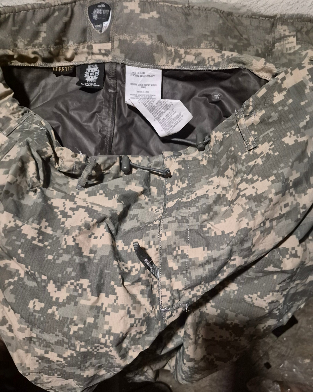 Genuine Gore-Tex ECWCS Pants - Level 6 ACU