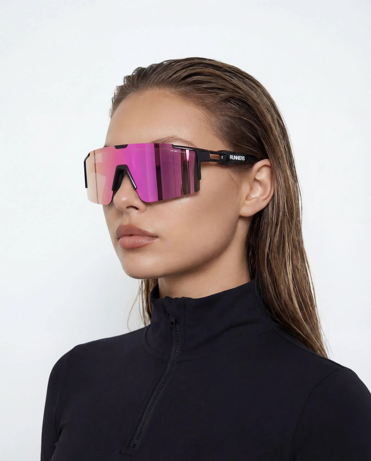 Cherry Pink Polarized Running Sunglasses – UV400 Protection